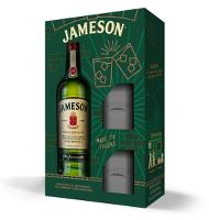 Jameson Irish Whiskey 40% 0,7L kahe viskiklaasiga komplekt